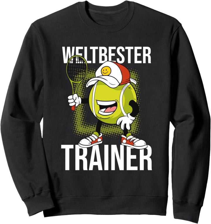 Bester Tennistrainer Der Welt Tennis Lehrer Coach Trainer Sweatshirt