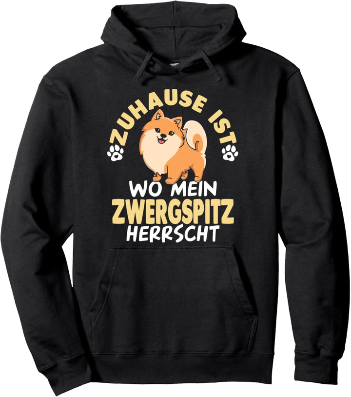 Zwergspitz Hunde Pomeranian Pullover Hoodie