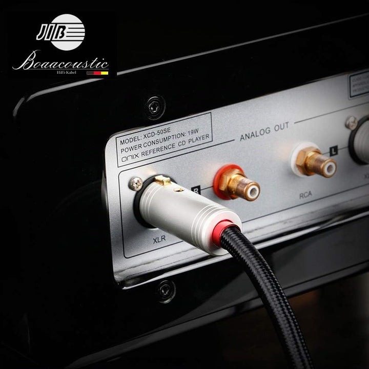 JIB Audiophil XLR mikrofon Kabel 1m HIFI mikrofonkabel XLR Stecker auf XLR Buchse 3 PIN Für Mikrofon