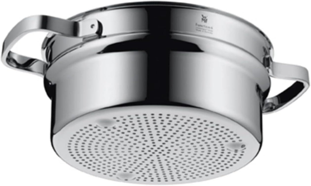 WMF Function 4 Gemüse-/ Kartoffeldämpfer 20 cm, Dampfgarer Einsatz für Topf, Cromargan Edelstahl, sp