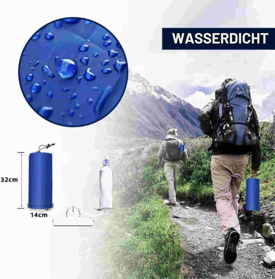 Isomatte Camping, Aufblasbare Isomatte Ultraleicht, Sleeping Isomatte mit Kissen &amp; Fusspumpe, Kompak