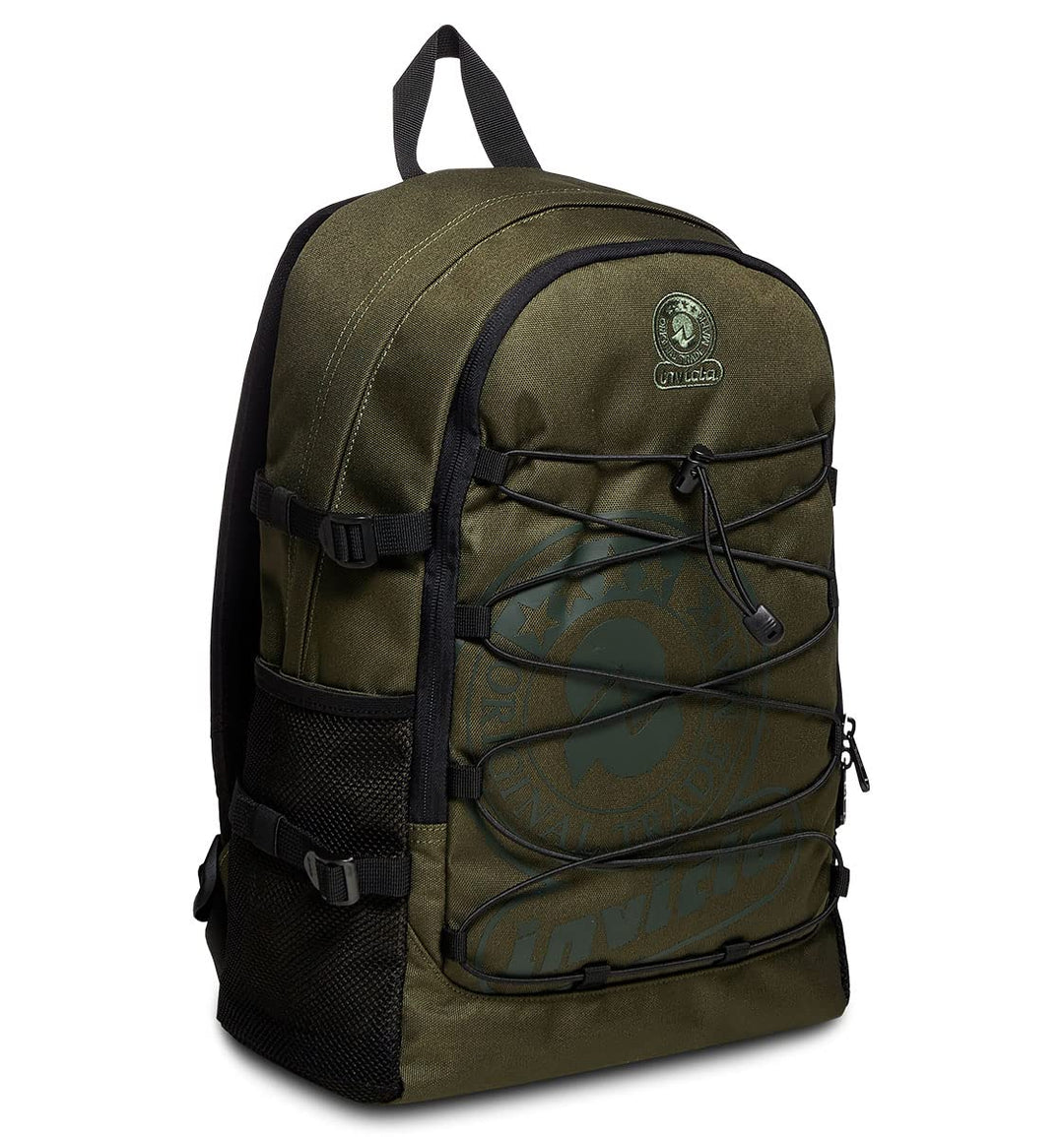 Invicta Rucksack mit einem Fach, Moosgrün