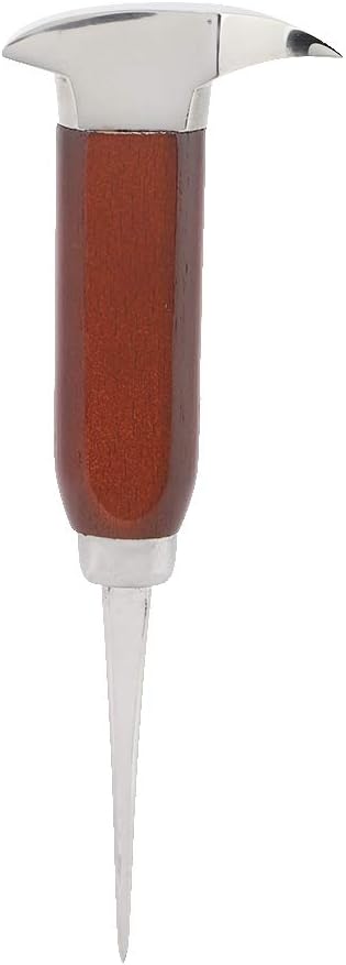 Eispickel Edelstahl für Küchenbars Cone Cuber Muddler Hammer, 6,7" mit Sicherheitsgriff