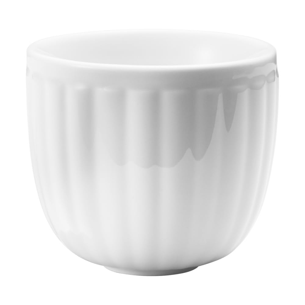 Georg Jensen Bernadotte Teebecher 200ml aus Weissem Porzellan - Entworfen von Sigvard Bernadotte - E