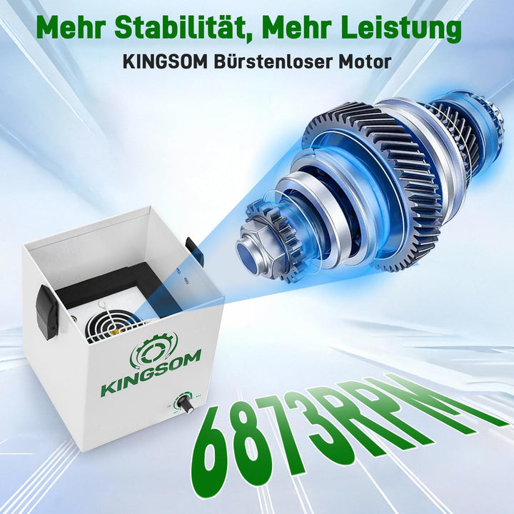 KINGSOM K7 Lötabsaugung [Schnelle] Lötrauchabsaugung, 2-in-1 HEPA & Aktivkohlefilter Löt Absaugung 9