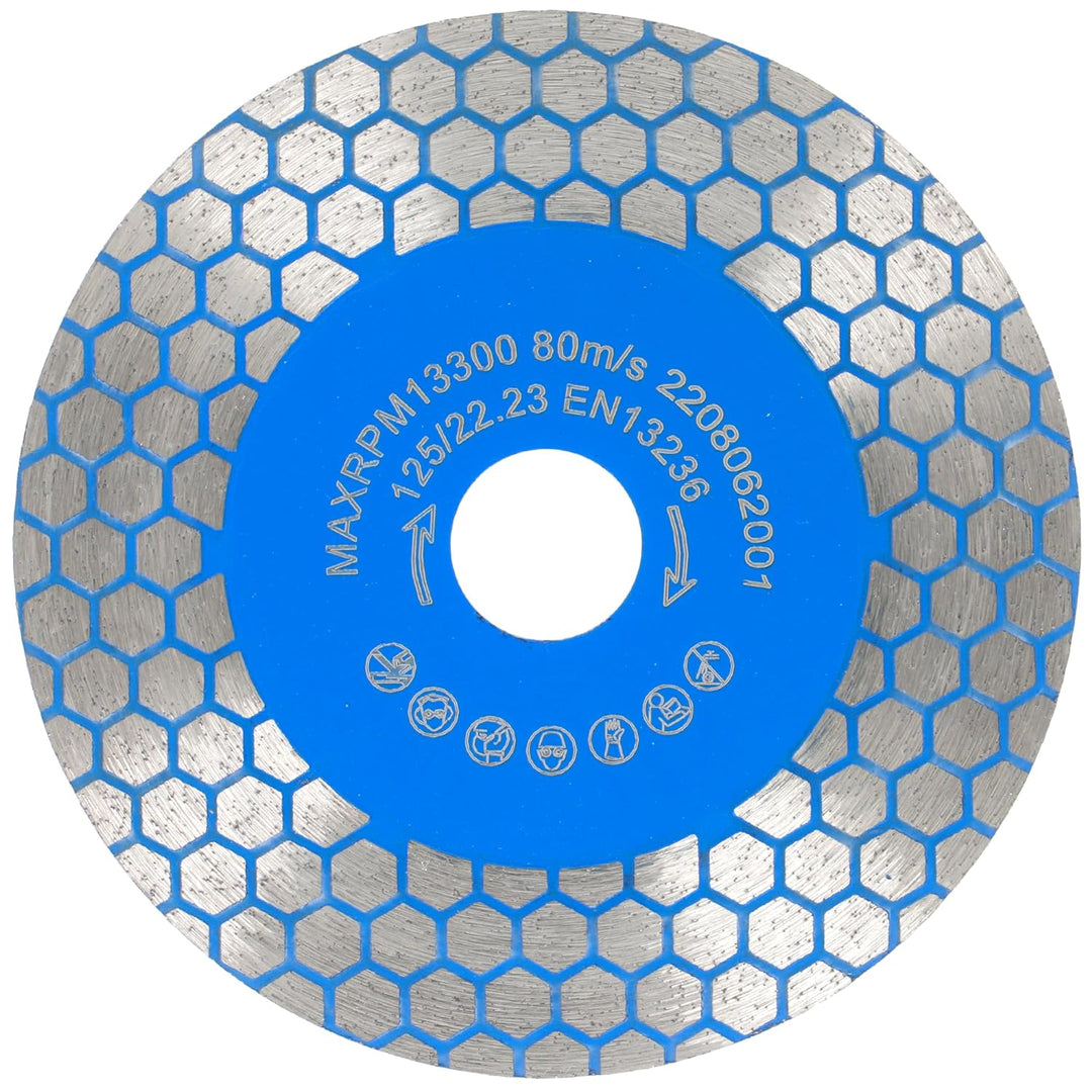 PRODIAMANT Diamant Fliesenscheibe 125mm für Jolly-Schnitte - Diamanttrennscheibe 125 mm x 22,23 mm f