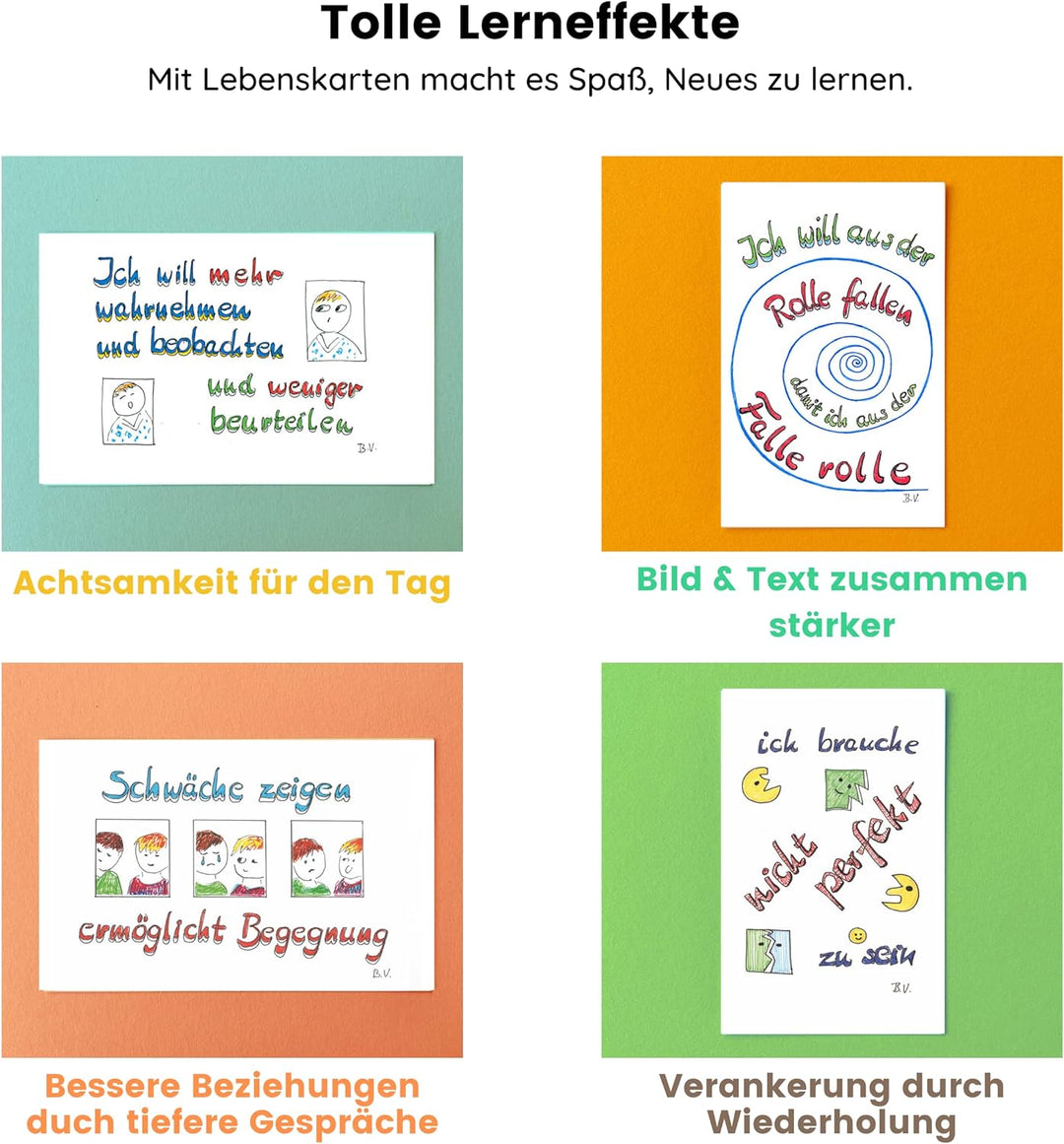 Lebenskarten 1 Therapiebox - "Das Original" – 88 Karten für Coaching, Beratung und