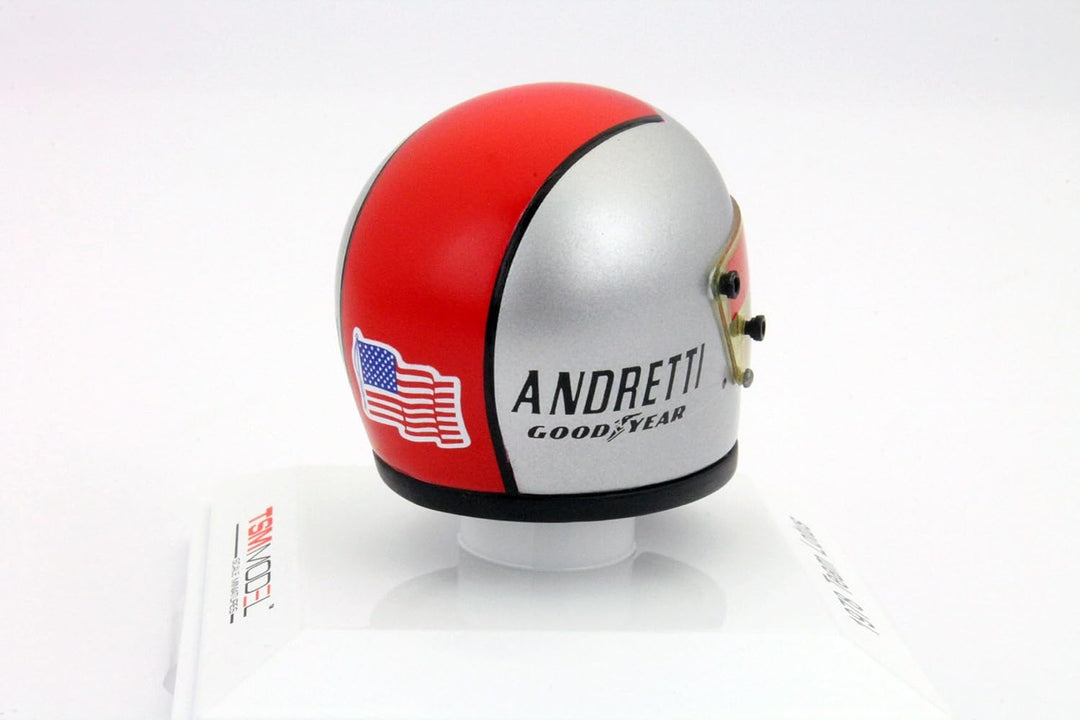 Mario Andretti Weltmeister Formel 1 1978 Helm 1:8 TrueScale