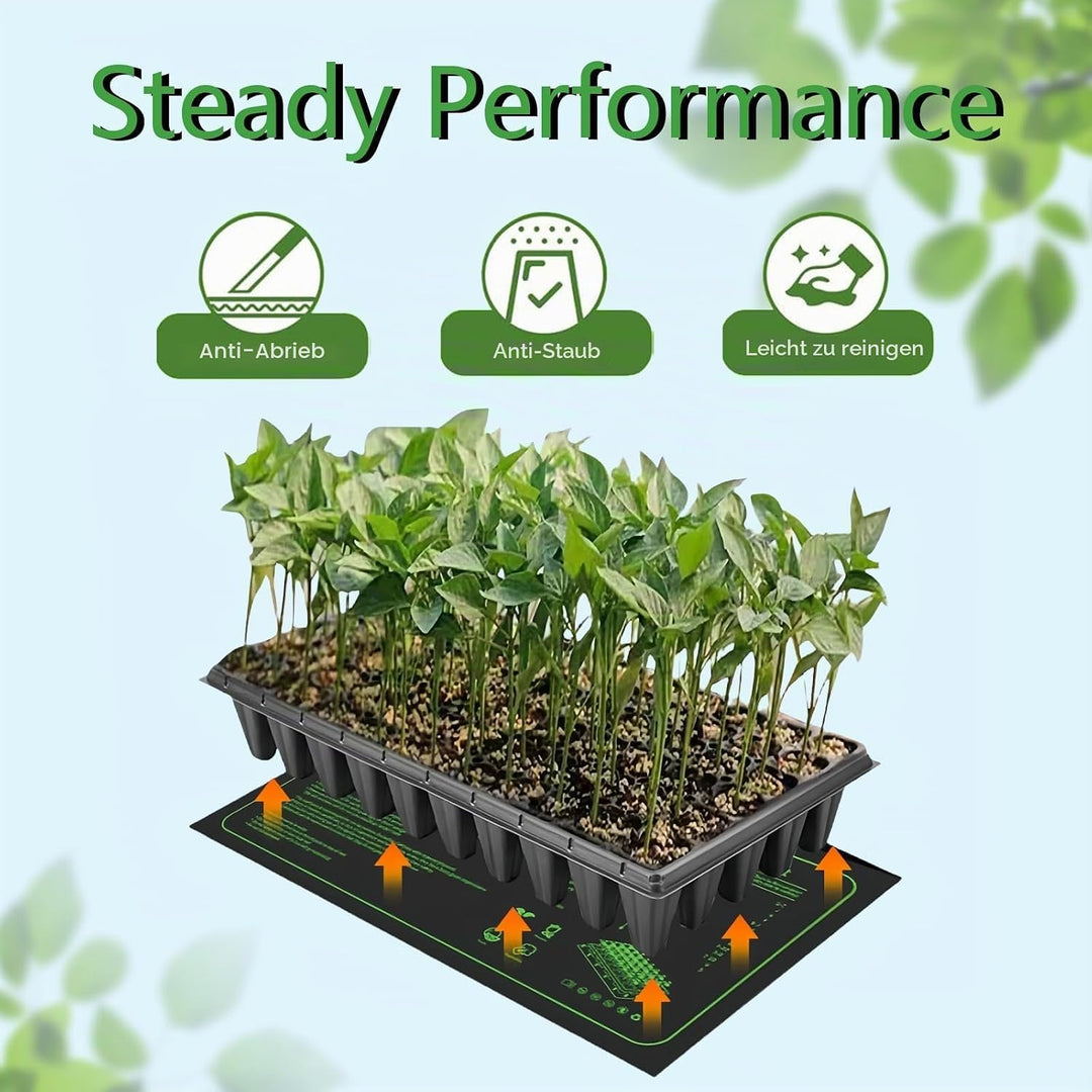 Heizmatte Pflanzen mit Thermostat, Wärmematte für Sämling Germination und Haustier, Heizkissen Amphi