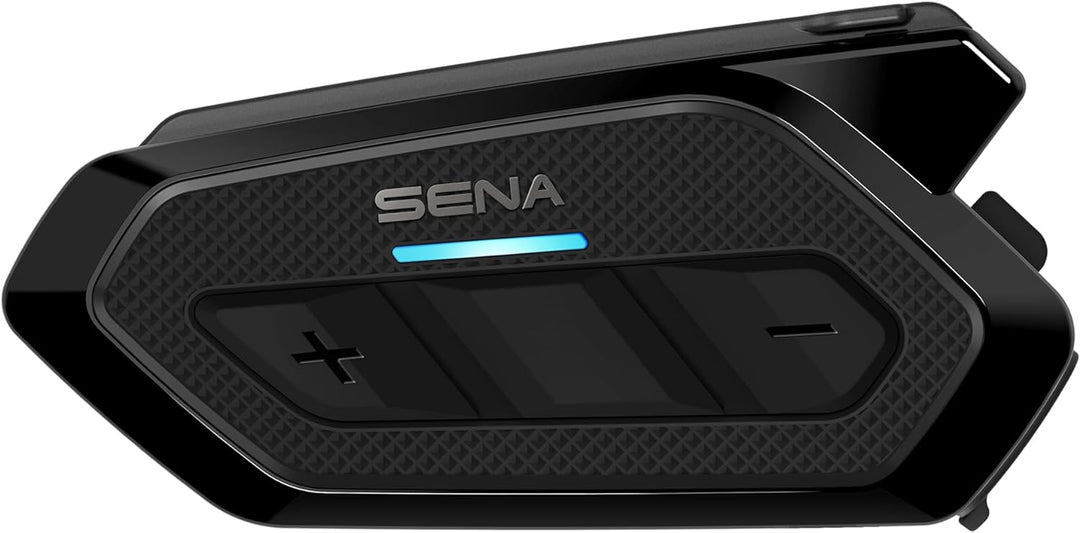 Sena Spider RT1 Flaches Mesh Kommunikationssystem für Motorräder, Einzelpackung, Schwarz Einzelpacku