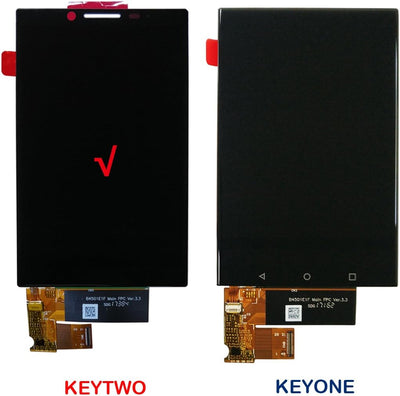 swark LCD Display Kompatibel mit BlackBerry Key2 KeyTwo (Schwarz Ohne Rahmen) Touchscreen Digitizer