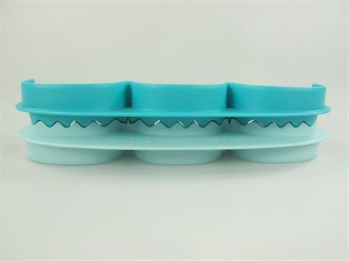 TUPPERWARE Backen Teig-Falle 1-2-3 türkis mint D177 Teig Teigtaschen Maultaschen