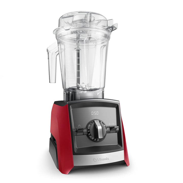 VITAMIX ASCENT 2500 ROT 3 automatische Programme und Geschwindigkeitswahlschalter 1-10 Rot, 3 automa