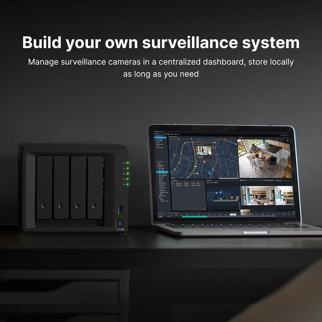 Synology DiskStation DS423+ Netzwerk-Speicherlaufwerk (schwarz)