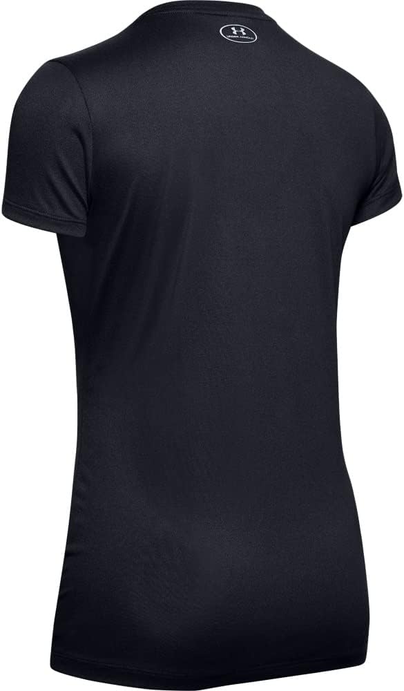 Under Armour Damen Fitness T-Shirt und Tank Tech Short Sleeve Solid M Schwarz, M Schwarz