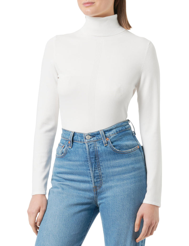 comma Damen Pullover 38 White 0120, 38 White 0120