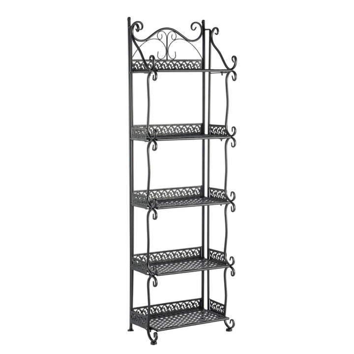 Pflanzenregal Metall klappbar Blumenständer für Innen &amp; Aussen | Elegantes Design, 3- oder 5-stufig,