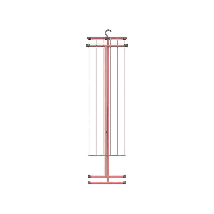 Rörets Wäschetrockner Compact Rosé – Aufbewahrungshaken - praktisch und stabil – braucht wenig Platz