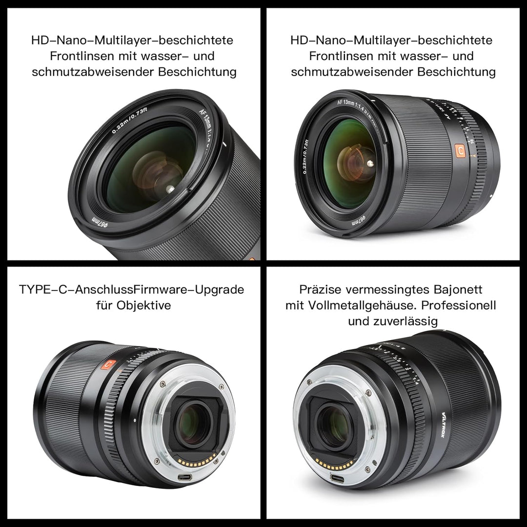 VILTROX 13mm F1.4 APS-C Superweitwinkel Autofokus Objektive für Nikon Z Mount Kamera Objektive Stand