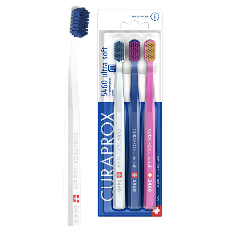 Curaprox CS 5460 Ultraweiche Zahnbürste - Zahn- und Zahnfleischpflege für Erwachsene | Ultraweiche C