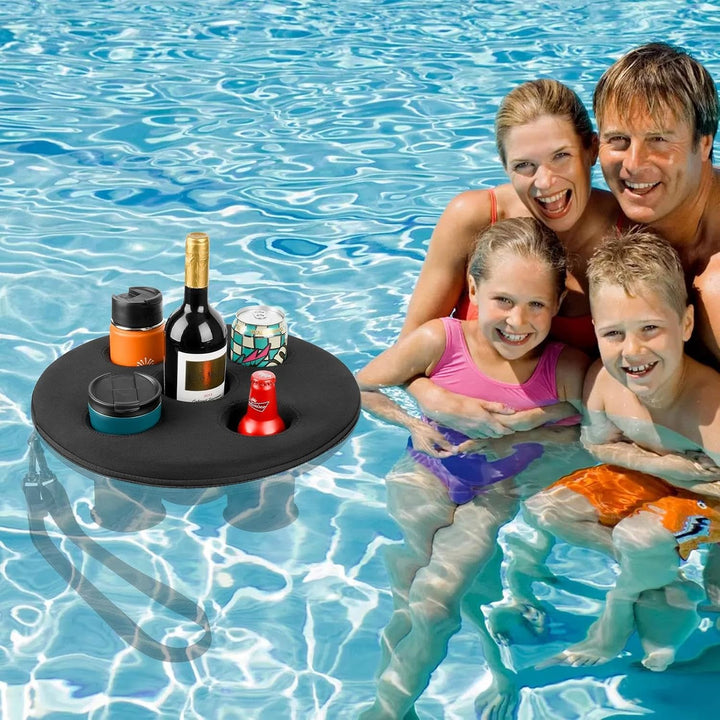 Generisch Schwimmender Getränkehalter, Whirlpools Trinktablett Mit 5 Löchern,Schwimmendes Tablett, G
