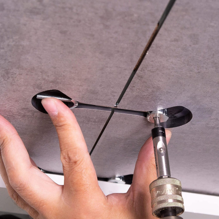 Trend ZIPBOLT Kompaktes Laminat-Arbeitsplatten-Verbindungsset (12–15mm), ZIP/20/100/3 Connector Kit