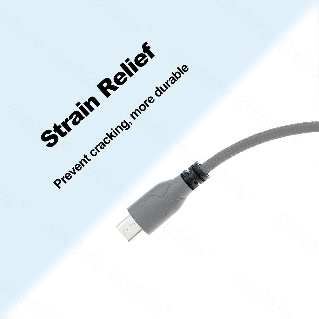 Alvin's Cables Micro USB zu D Tap Motor Stromkabel für Tilta Nucleus Nano gerader micro usb, gerader