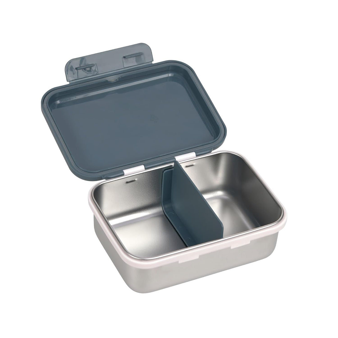 LÄSSIG Kinder Brotdose Edelstahl Lunchbox Frühstücksbox Nachhaltig Kindergarten Schule/ Happy Prints