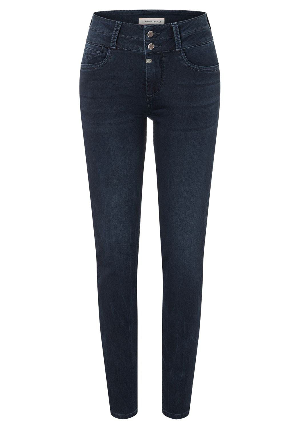 Timezone Damen Slim Enyatz Womanshape Freizeithose 24W / 32L Night Blue Wash, 24W / 32L Night Blue W