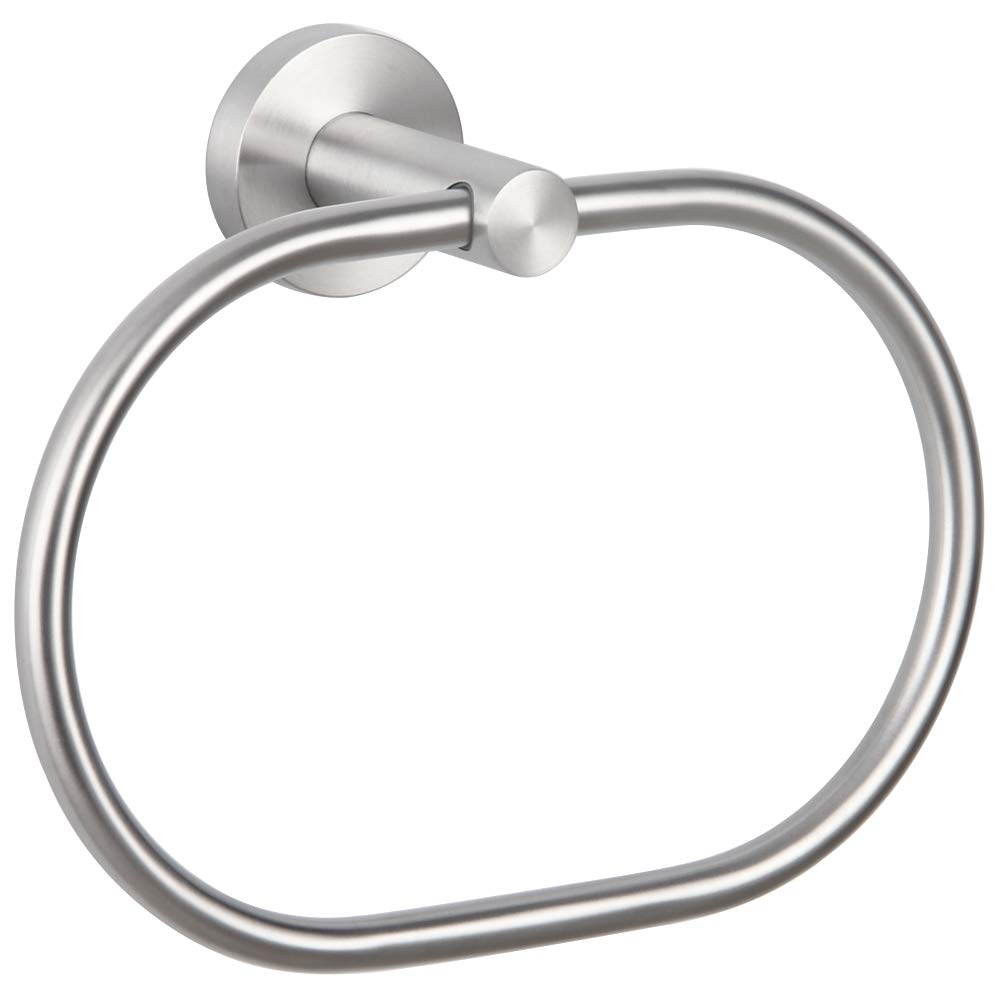 Handtuchring Gebürstetes Nickel, Angle Simple SUS304 Edelstahl Handtuchhalter, Einzigartig Oval Form
