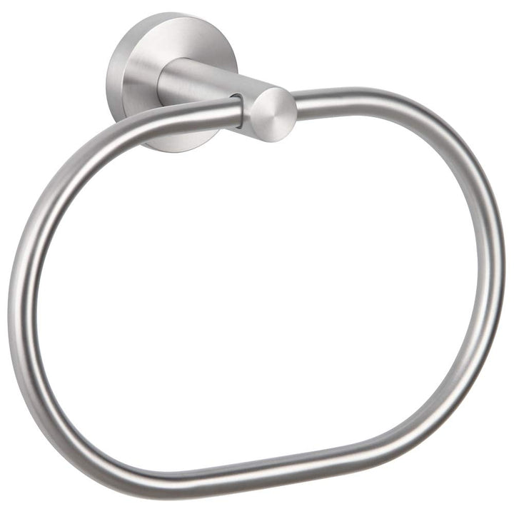Handtuchring Gebürstetes Nickel, Angle Simple SUS304 Edelstahl Handtuchhalter, Einzigartig Oval Form