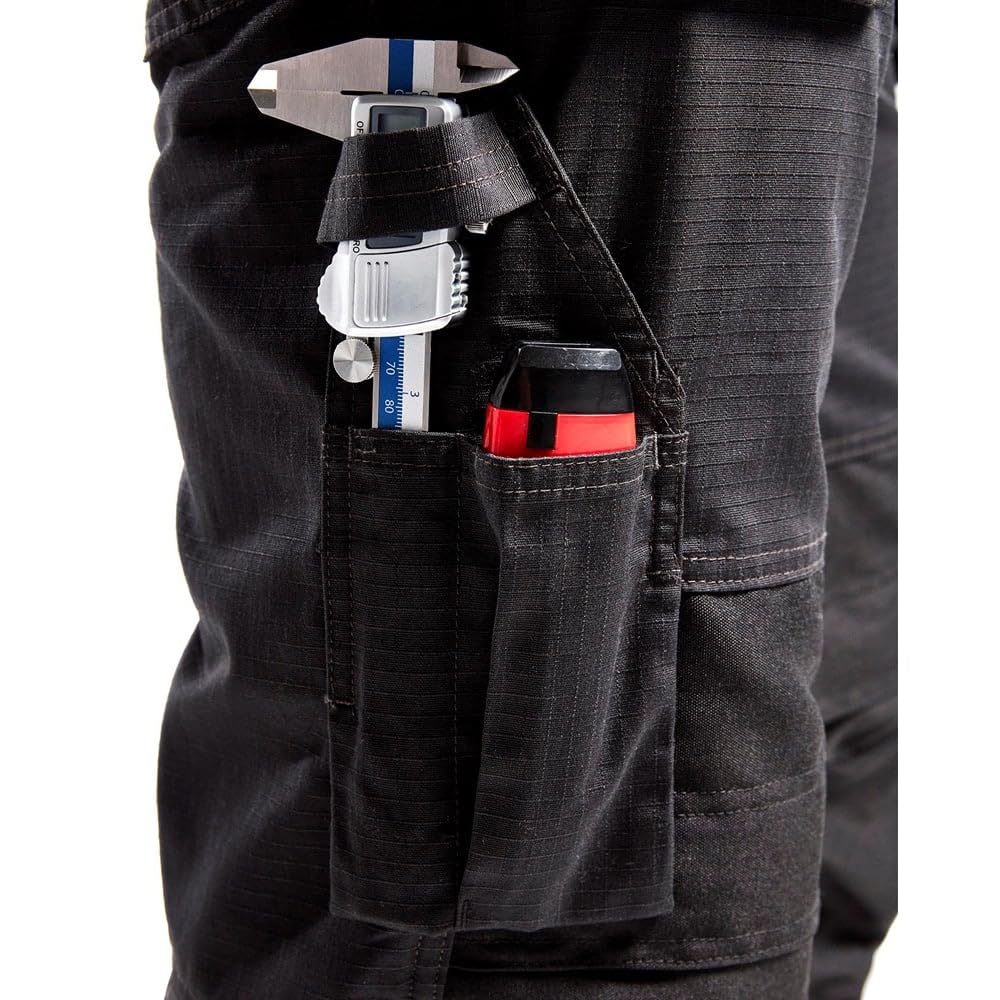 Blakläder 149613309998C50 Service Bundhose mit Nageltaschen Grösse in Schwarz/Dunkelgrau, C50 50 Bla