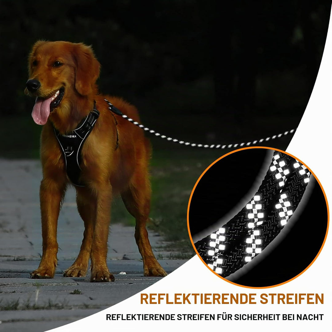 Reflektierend Schleppleine für Hunde, 5m/10m/20m Seil Hundeleine Trainingsleine Langes Ausbildungsle