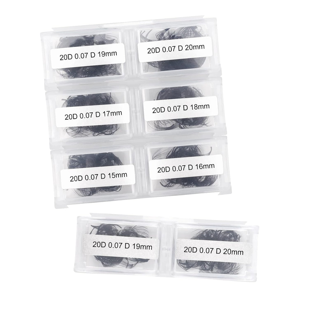 FADLASH 2024 Version Wimpern Extension Vorgefertigte Fächer Premade Professionell Mixed 600pcs 20D 1