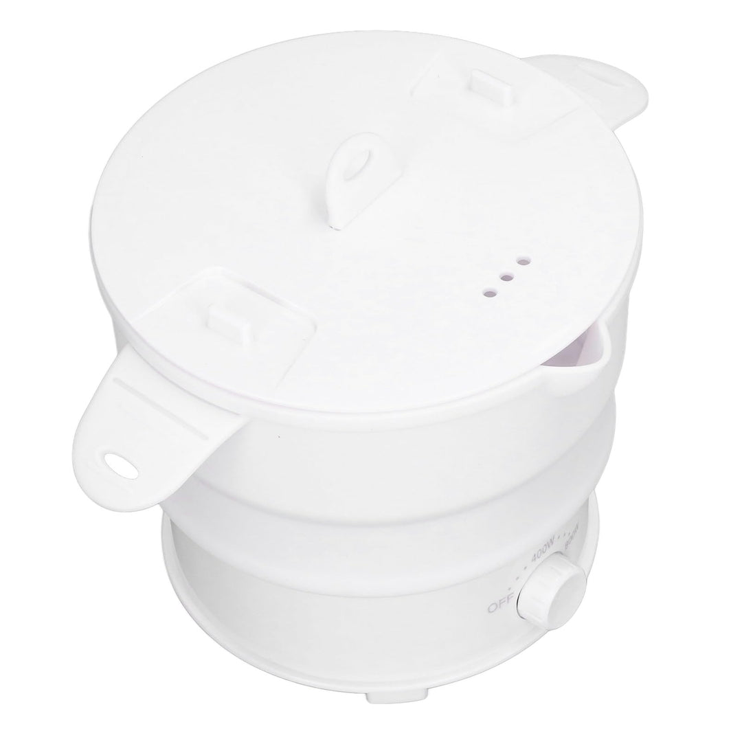 Yctze Elektrischer Hot Pot-Kocher, Mini, Leicht, Tragbar, Faltbar, Reisetopf f¨¹r Camping, B¨¹ro, Ho