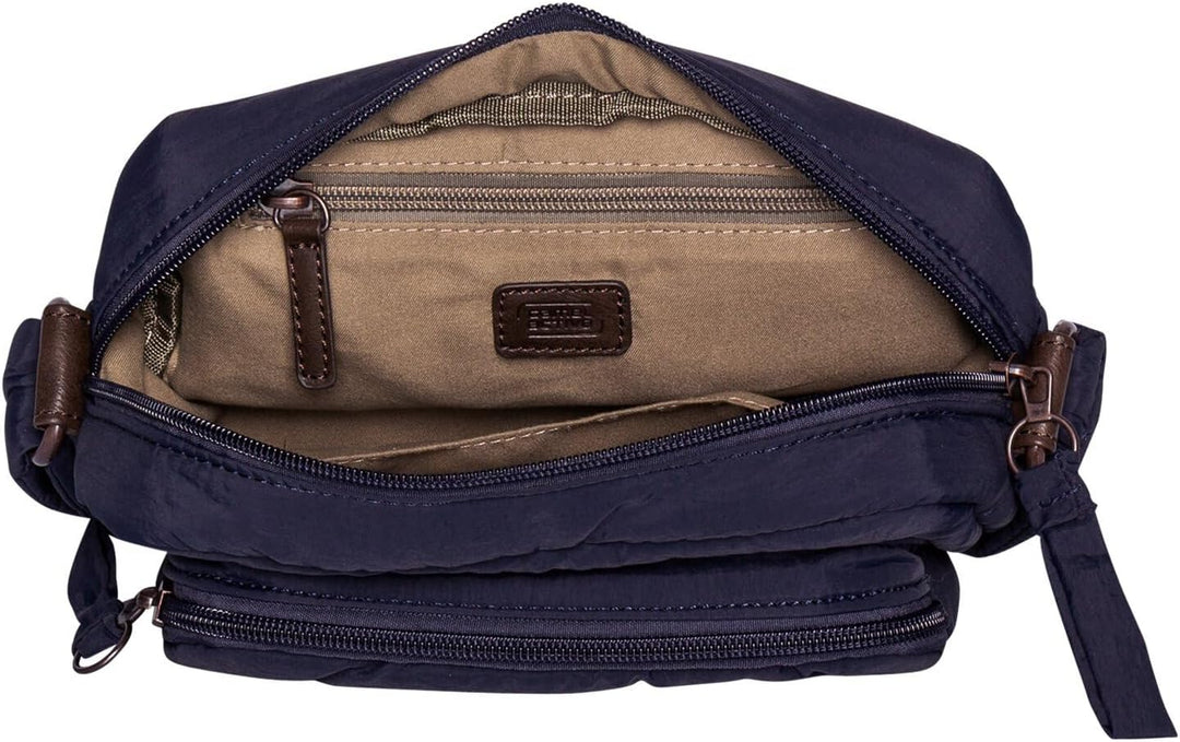camel active Damen Claire Umhängetasche Dark Blue 19,5x12,5x30, Dark Blue 19,5x12,5x30