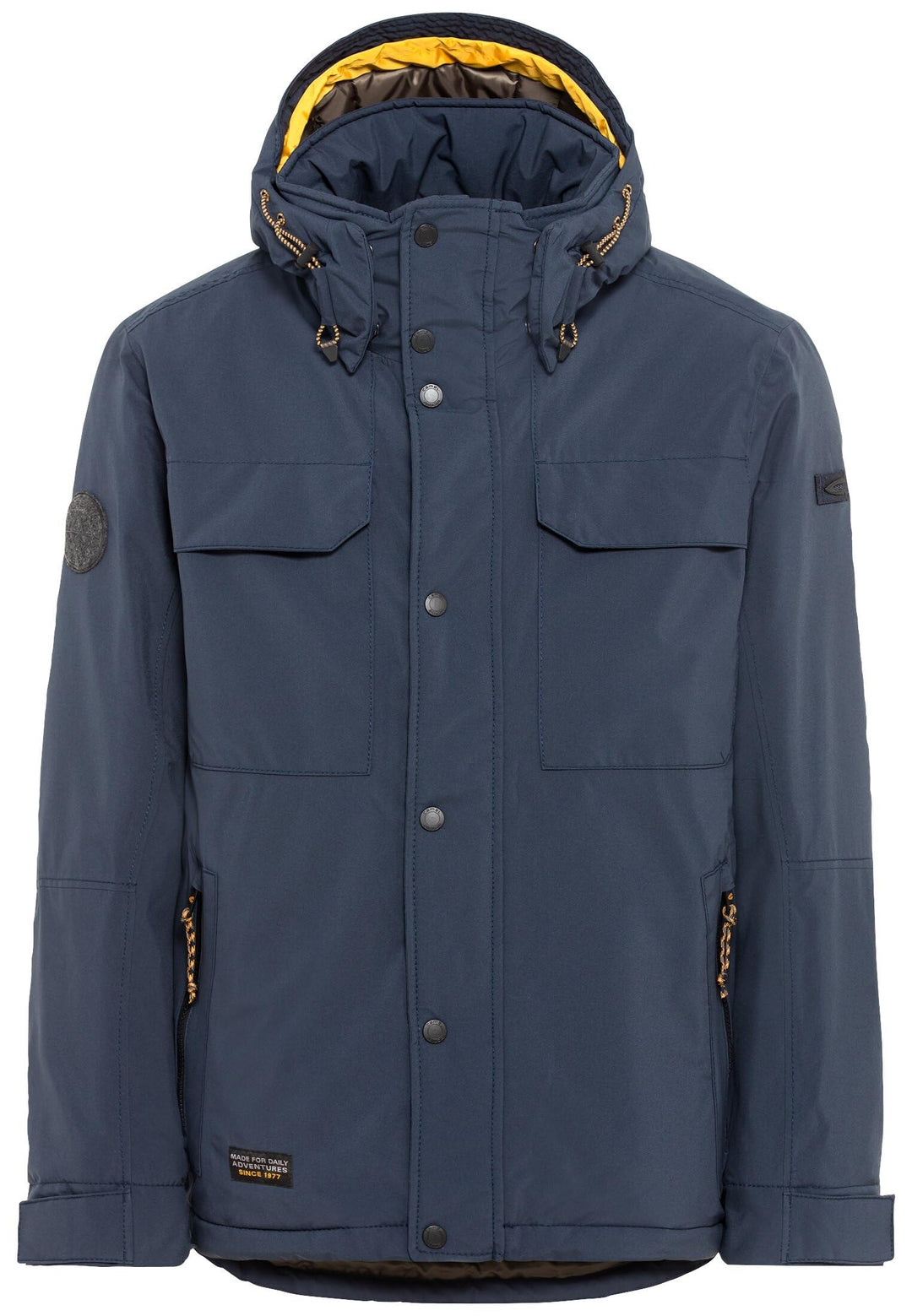 camel active Herren teXXXactive® Funktionsjacke mit Abnehmbarer Kapuze 27 Dunkelblau, 27 Dunkelblau