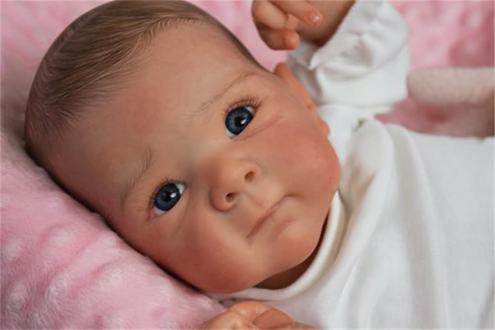 Zero pam Reborn Puppe Lebensecht Baby Puppen Wie Echt Realistisch Baby Puppe Echte Babypuppe (Betty)