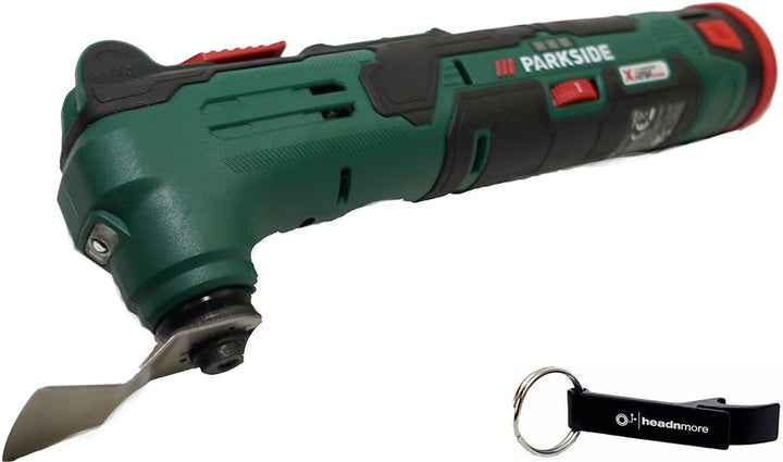 HEADNMORE® Bundle - PARKSIDE® 12V Akku Multifunktionswerkzeug PAMFWS 12 A1 Schleifer + HEADNMORE® Sc