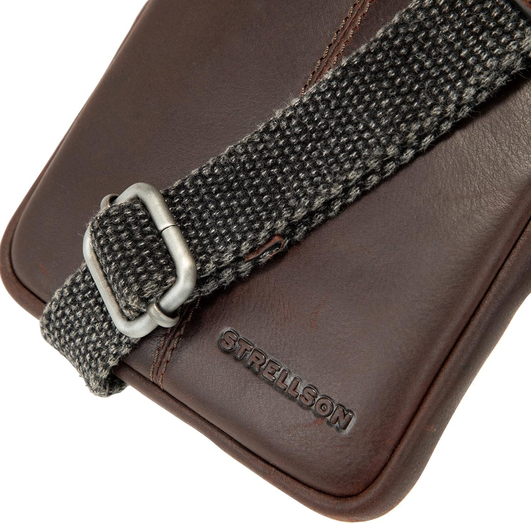 Strellson - stratford 1.0 marcus shoulderbag xsvz Dunkelbraun 13,50x18,50x5,00 cm Farbe:dunkelbraun