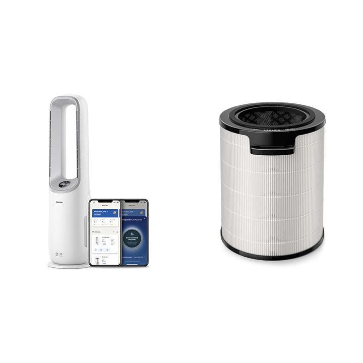 Philips Air Performer 2-in-1: Luftreiniger und Kühlgebläse & Ersatzfilter Integrierter 3-in-1-Filter
