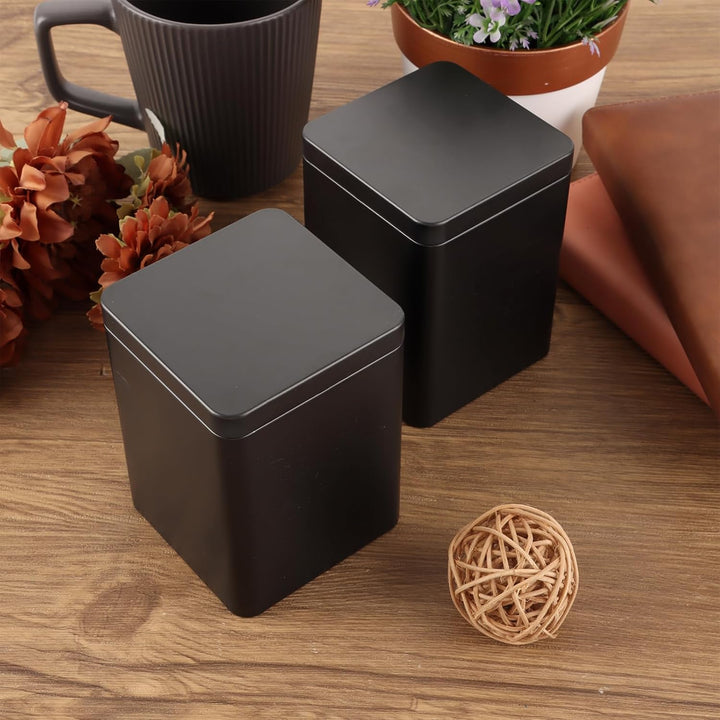 10 Stück klassische Teedosen für losen Tee, aromadicht aus Metall für je 90g Earl Grey, tee aufbewah