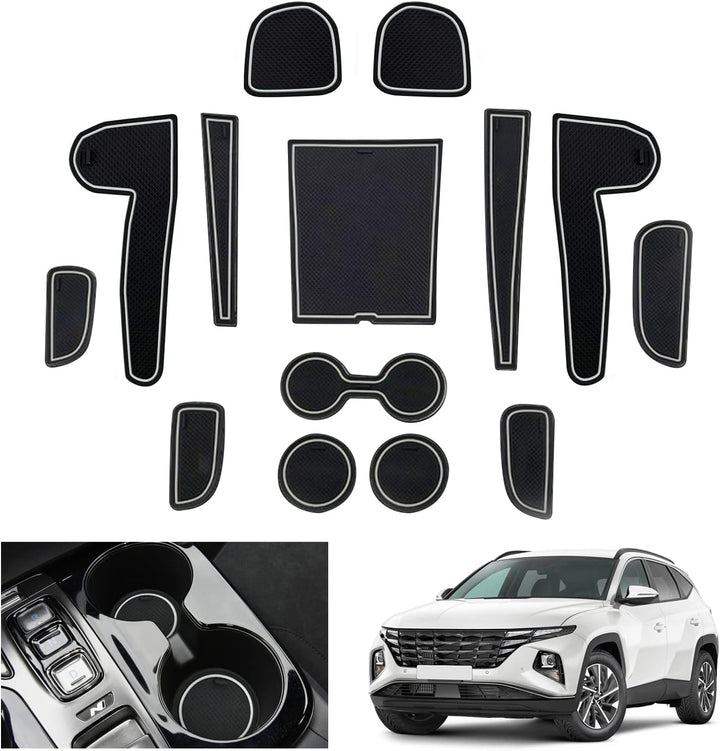 GAFAT Hyunda-i Tucson NX4 2021-2024 2025 (Elektronische Automatik) Antirutschmatten, Tucson 2023 Gum