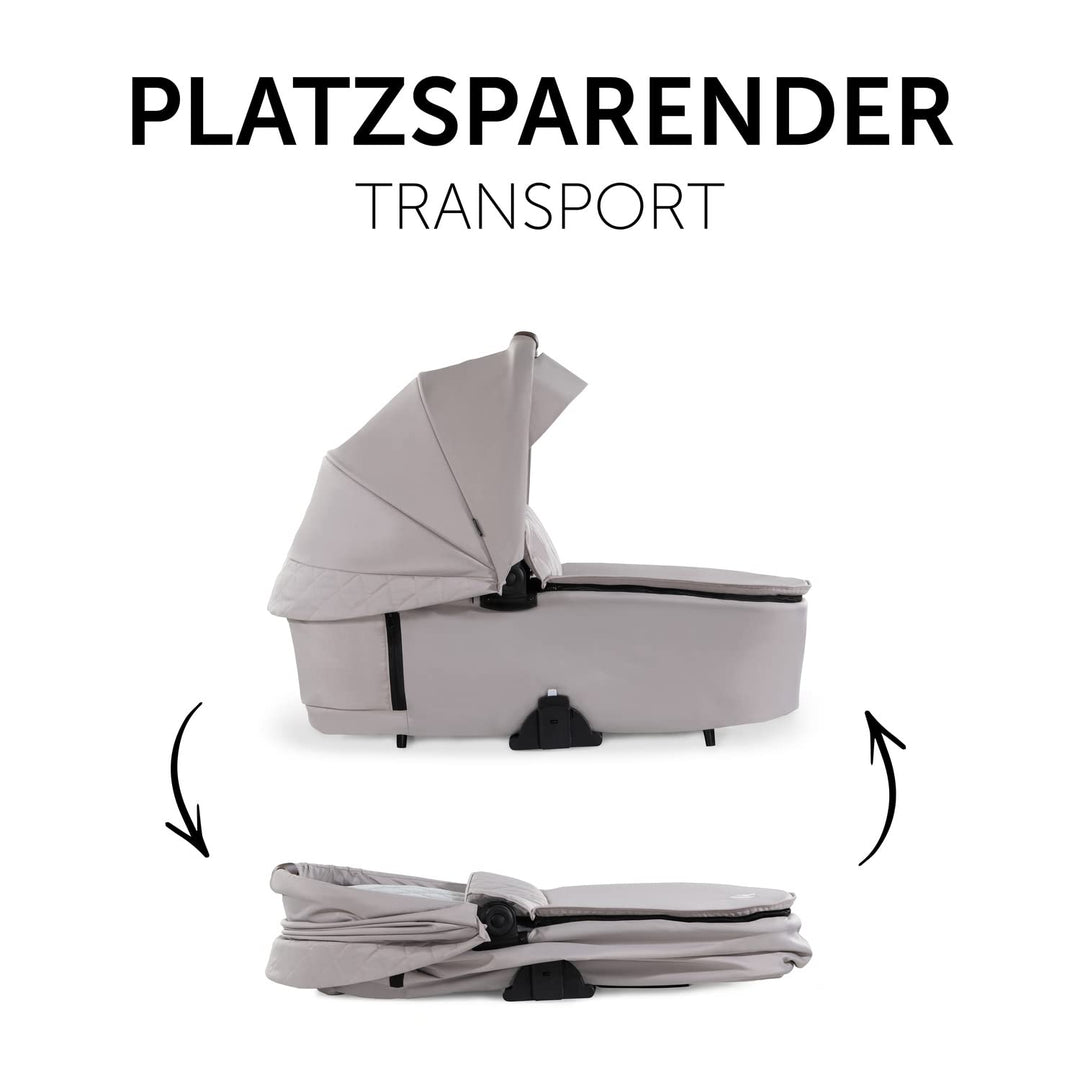 hauck Babywanne mit Memory-Knöpfen für Walk N Care Kinderwagen für Neugeborene ab Geburt bis 9 kg, U