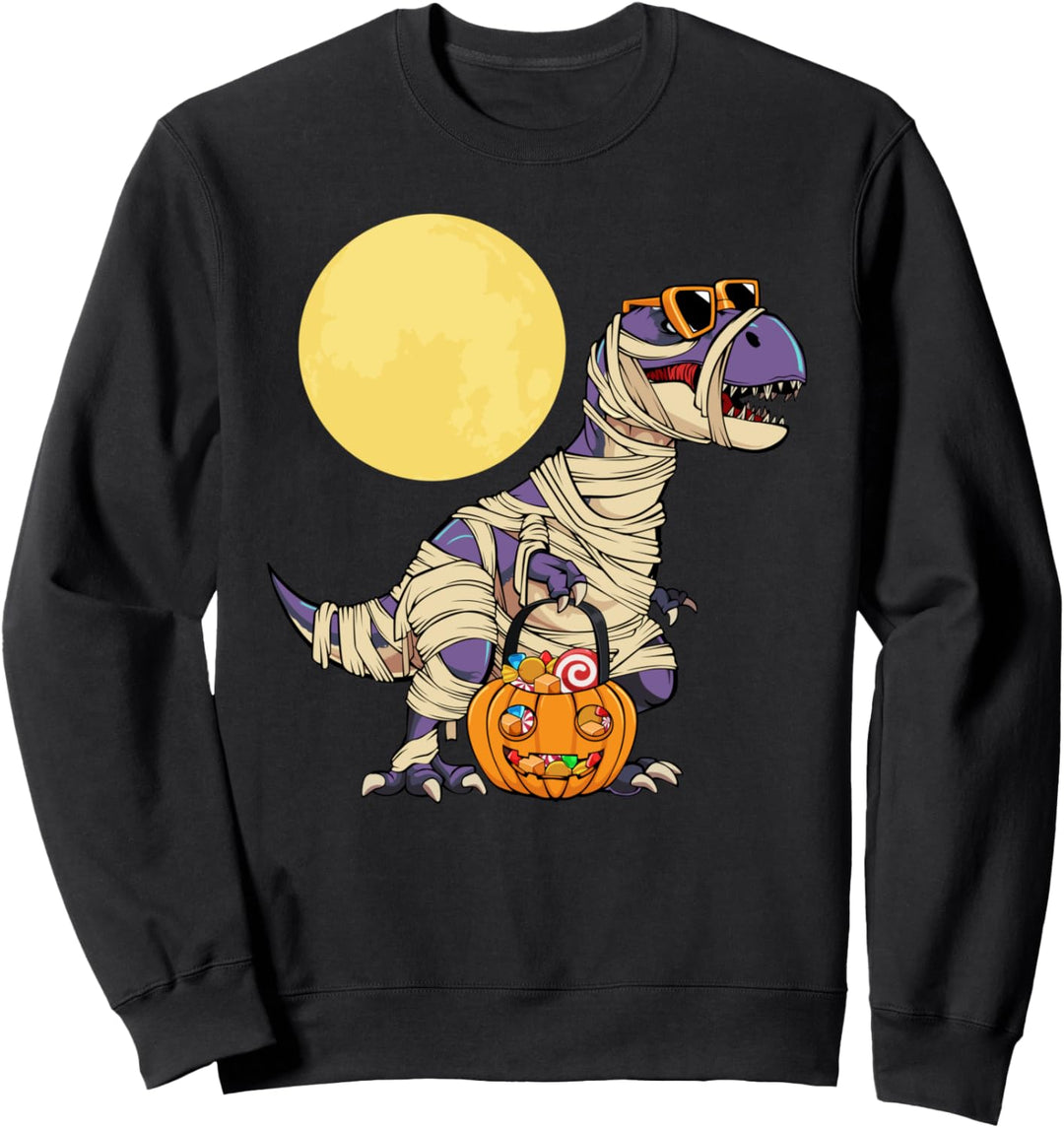 Halloween Dinosaur Costume Dino Autumn Celebration T-Rex Sweatshirt