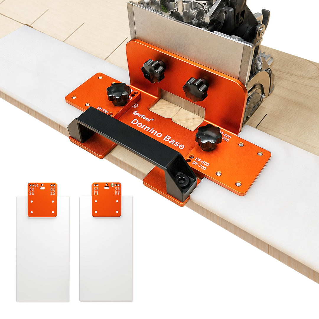SpeTool Aluminium-Domino-Auflage, kompatibel mit Festool Domino DF-500 und DF-700