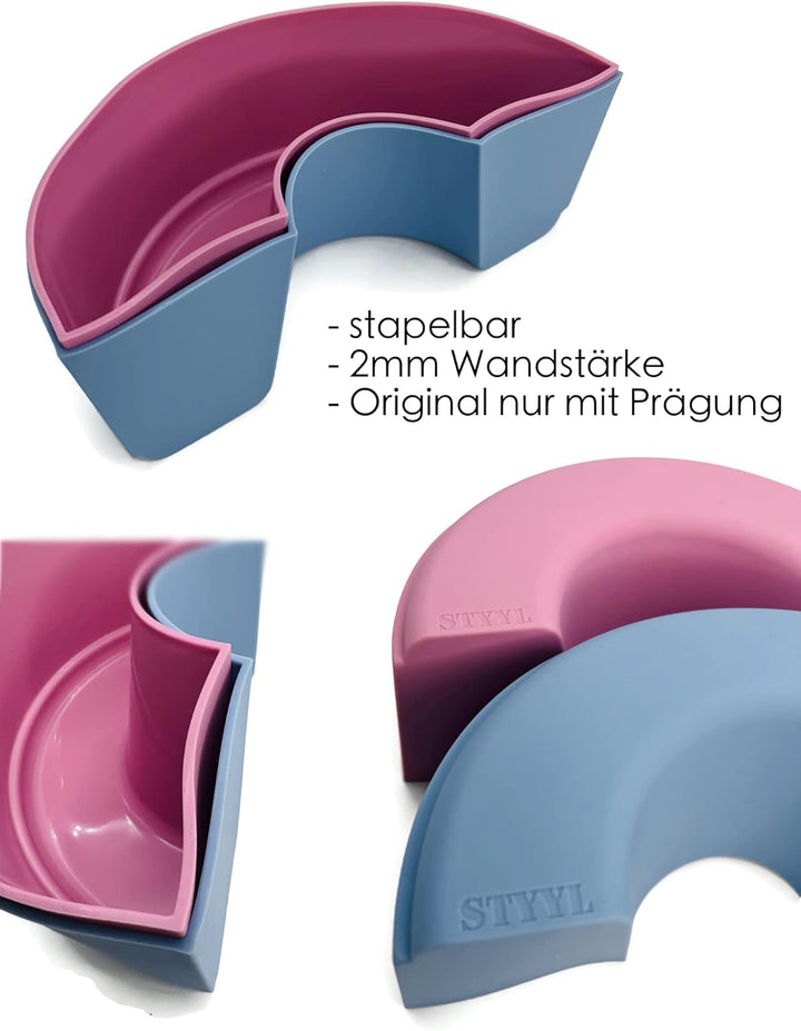 STYYL Silikonform 2-geteilt passend für die MAXI FORM des Omnia®-Backofen | Silikoneinsatz | Backfor