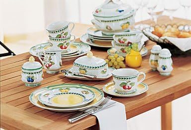 Villeroy & Boch Suppenteller, Porzellan, 10-2281-3170 8.25 in Weiss/Mehrfarbig, 8.25 in Weiss/Mehrfa