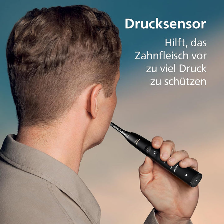 Philips Sonicare DiamondClean 9000 Elektrische Zahnbürste Doppelpack - 2 Schallzahnbürsten, 1x Ladeg