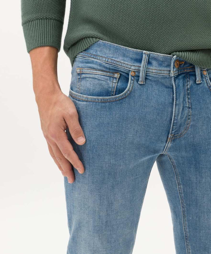 BRAX Herren Style Chris Vintage Flex Light Jeans 36W / 32L Salt Blue Used, 36W / 32L Salt Blue Used